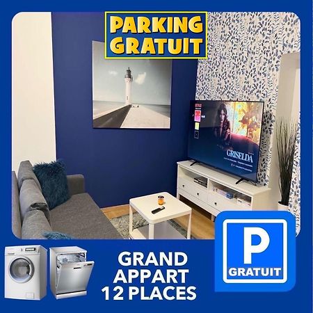24 Chic & Cosy Grand Appart 88M2 Parking Gratuit Hypercentre Netflix 圣艾蒂安 外观 照片